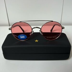 Elton John Pink Lens Sunglasses
